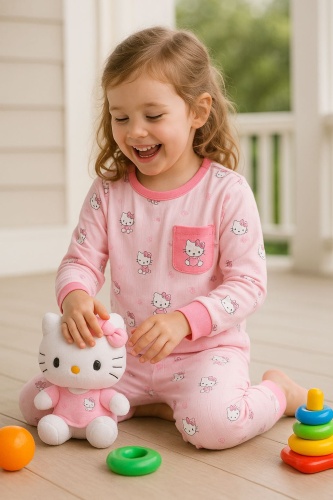 Пижама Hello Kitty розовый