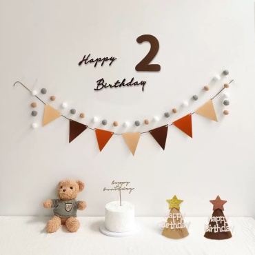 Растяжка Happy Birthday 2
