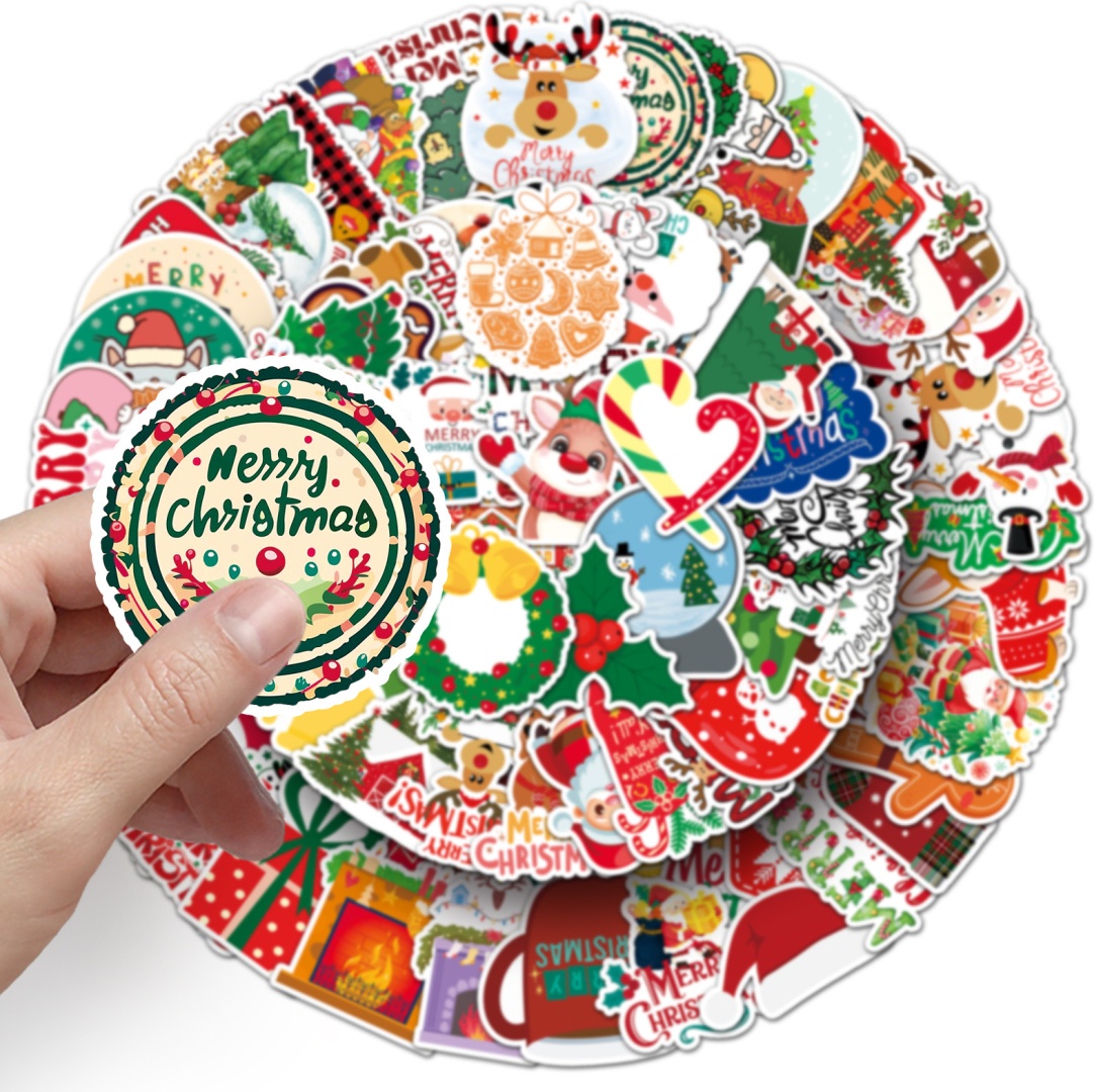 Наклейки Набор Christmas 100