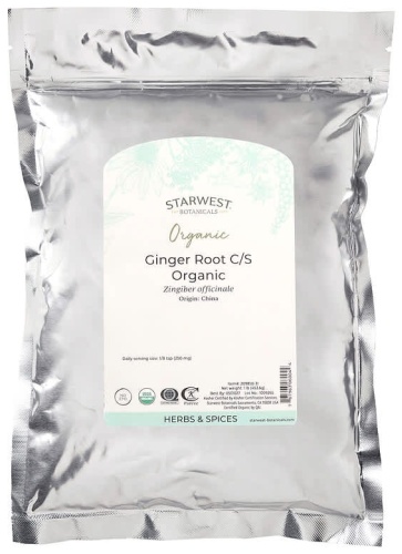 Starwest Botanicals органический корень имбиря 453.6 г