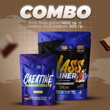 YummyLab Creatine monohydrate Milk chocolate 1400 г