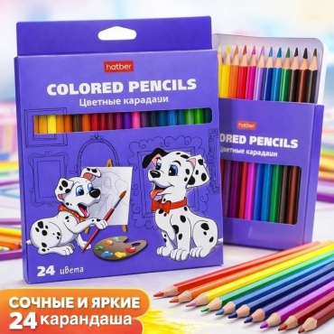 Hatber Далматинцы форма трехгранная 24 шт