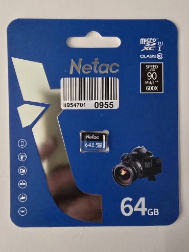 Netac microSDXC NT02P500STN-064G-R 64 Гб