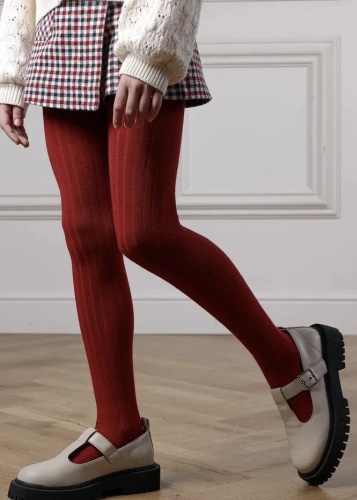 Колготки классические PEPPY WOOLTON бордовый