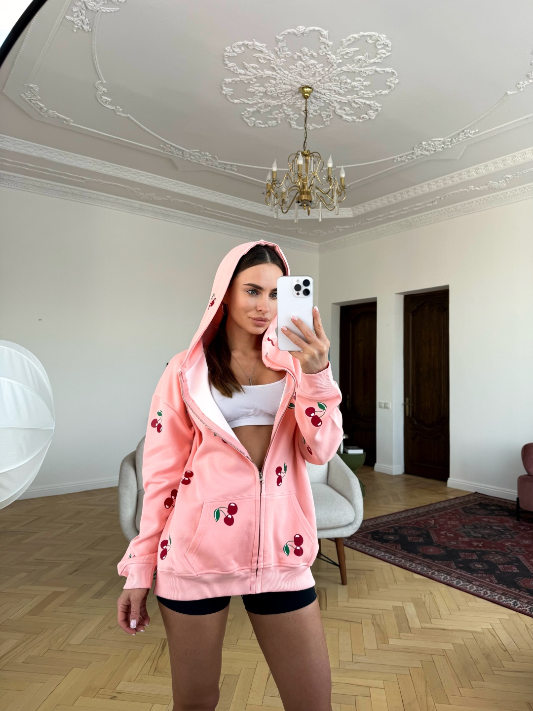 Кофта розовый