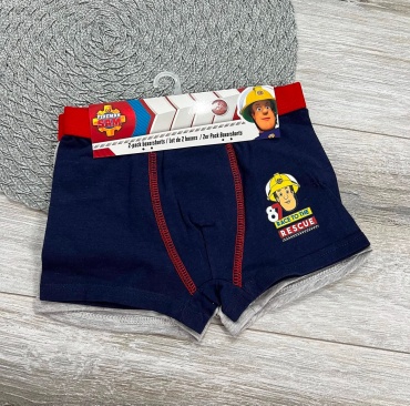 Боксеры Fireman Sam синий, серый
