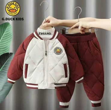 Комплект с брюками G.Duck бордовый, белый