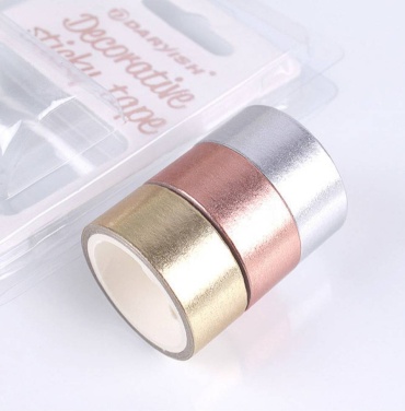 Декоративная лента DV-12776, ширина 15 мм, 3 шт, мультиколор