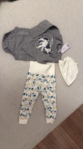 Комплект Disney baby серый, белый