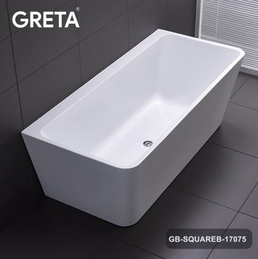 Ванна GRETA GB-SQUAREB-17075 170x75 см, акрил