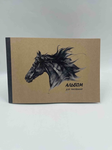 Альбом 40л Вороной конь