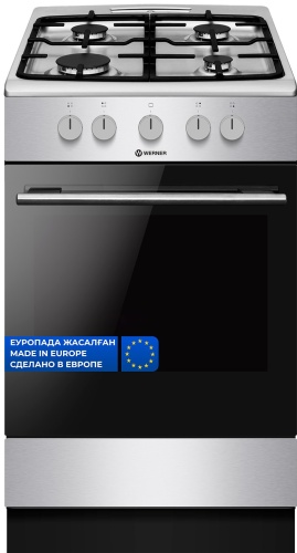 Werner Плита газовая Werner FWCG51007G серый