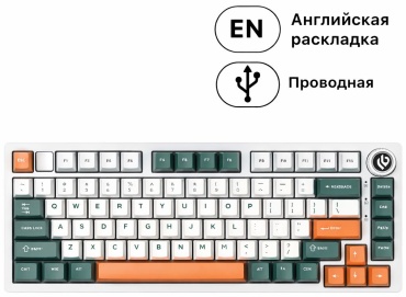 Клавиатура Leobog Hi75C зеленый
