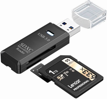 Картридер LuxVoice D400 USB 3.0 для SDXC, microSD