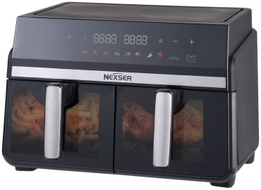 Двойной аэрогриль NEXSER NS-10001 10 л черный