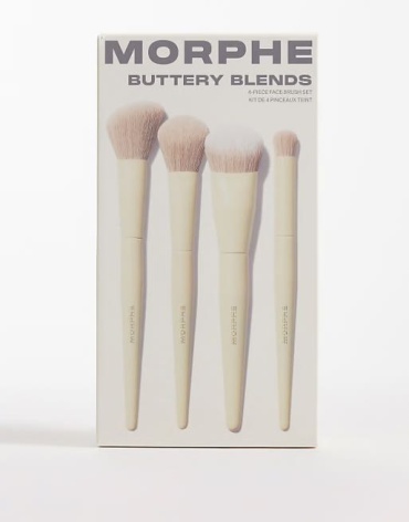 MORPHE BUTTERY BLENDS 4-PIECE FACE BRUSH 4