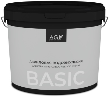 AGL акриловая BASIC 1 кг, белый цвет