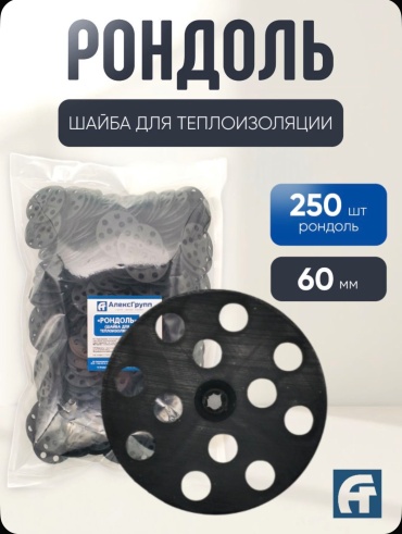 АлексГрупп рондоль DIN 6798J M60, 250 шт