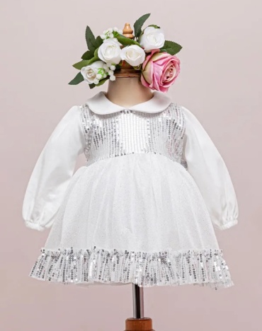 Нарядное платье Miniborn белый