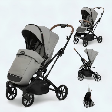 Коляска прогулочная PEGAS KIDI-K0818F, серый