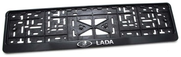 Рамка для номера RM 00150921 черный