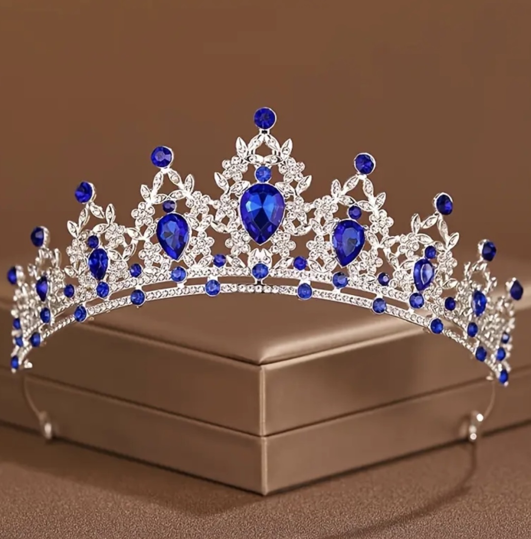 синий, серебристый