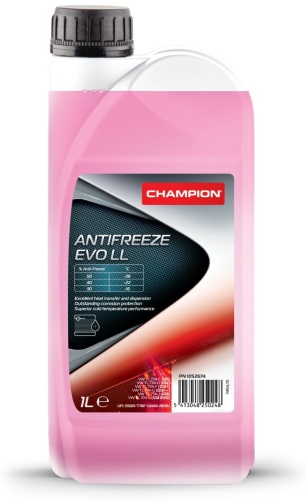 Антифриз Champion ANTIFREEZE EVO LL красный (розовый) G-13 1 л
