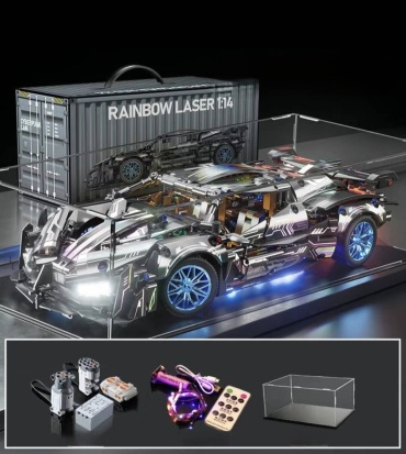 Конструктор RAINBOW LASER 1:14, деталей 1300 шт