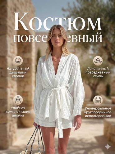 Костюм повседневный Special_one белый