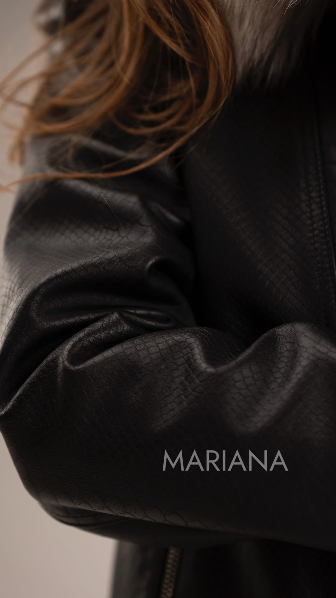 Кожаная куртка MARIANA белый