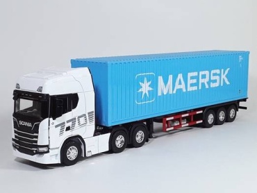 Модель Scania S770 контейнер Мaersk 1:50