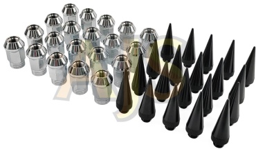 AJS exn123 гайка колесная M12x1.25 20 шт