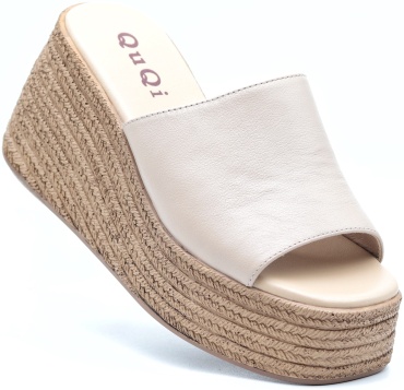 Сабо QuQi Shoes бежевый