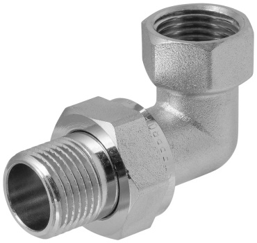 Сгон угловой разъемный 1/2" вн-нар MPF, МастерПроф