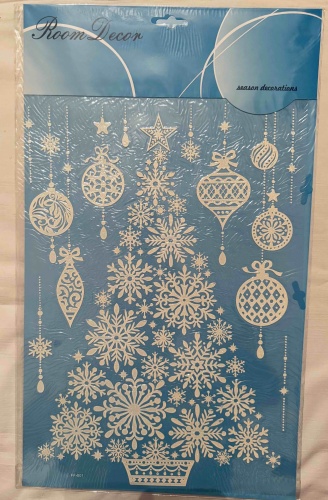 Наклейки новогодние 40 см