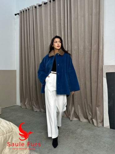 Пальто Max Mara синий