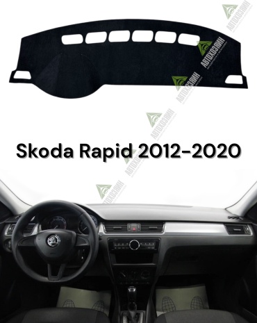 Автохозяин Av73 Skoda Rapid 2012-2020 черный