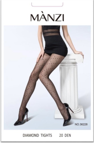 Колготки DressCode черный, черный с нюдом