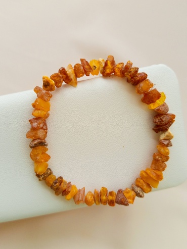 Браслет AmberShop 16839 длина 18 см янтарь, янтарь