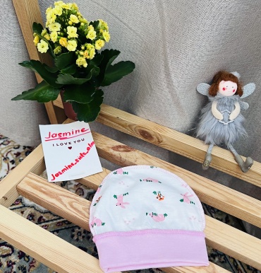 Чепчик Jasmine 56 розовый 56