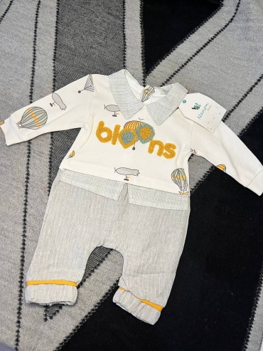 Слип Nanon baby серый, белый