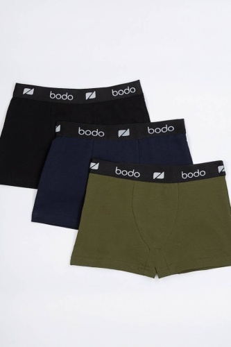 Боксеры Bodo черный, хаки