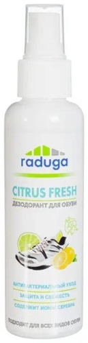Raduga дезодорант бесцветный, "Citrus fresh" для обуви