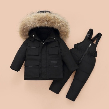 Утепленный комбинезон FASHION черный