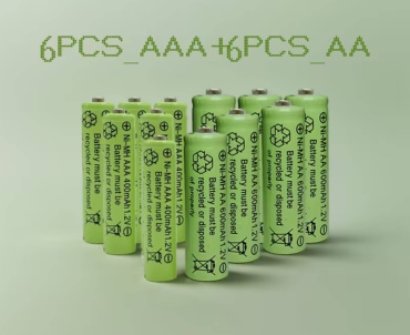 Аккумулятор AA, AAA 12 шт