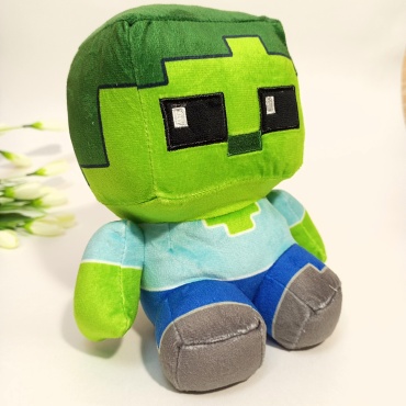 Мягкая игрушка Зомби Майнкрафт , высота 22 см, мультиколор