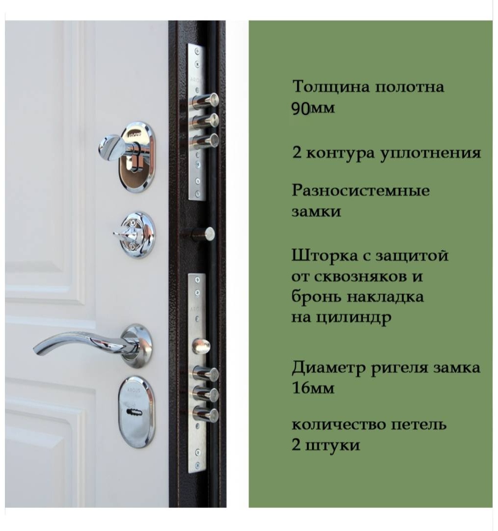 ARGUS ARGUS 2000x900 мм, сталь, левая