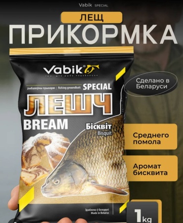 Прикормка Vabik Vabik special Бисквит 1 кг