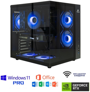 MaxComp R5 5600X / RTX 4060 8 Гб / 32 Гб / SSD 1000 Гб / Win 11 Pro