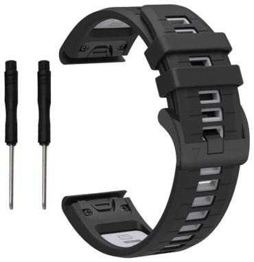 Ремешок для Garmin Fenix 7, Forerunner 745, Epix Pro (Gen 2) черный